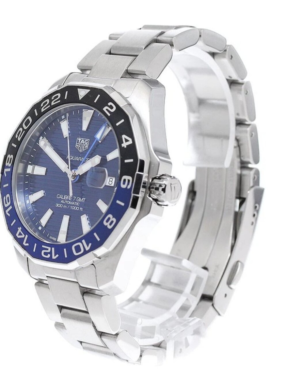 TAG HEUER Aqua racer WAY201T Caliber 7 GMT Automatic Men's Watch_962549